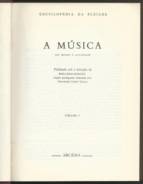 a musica vol 01